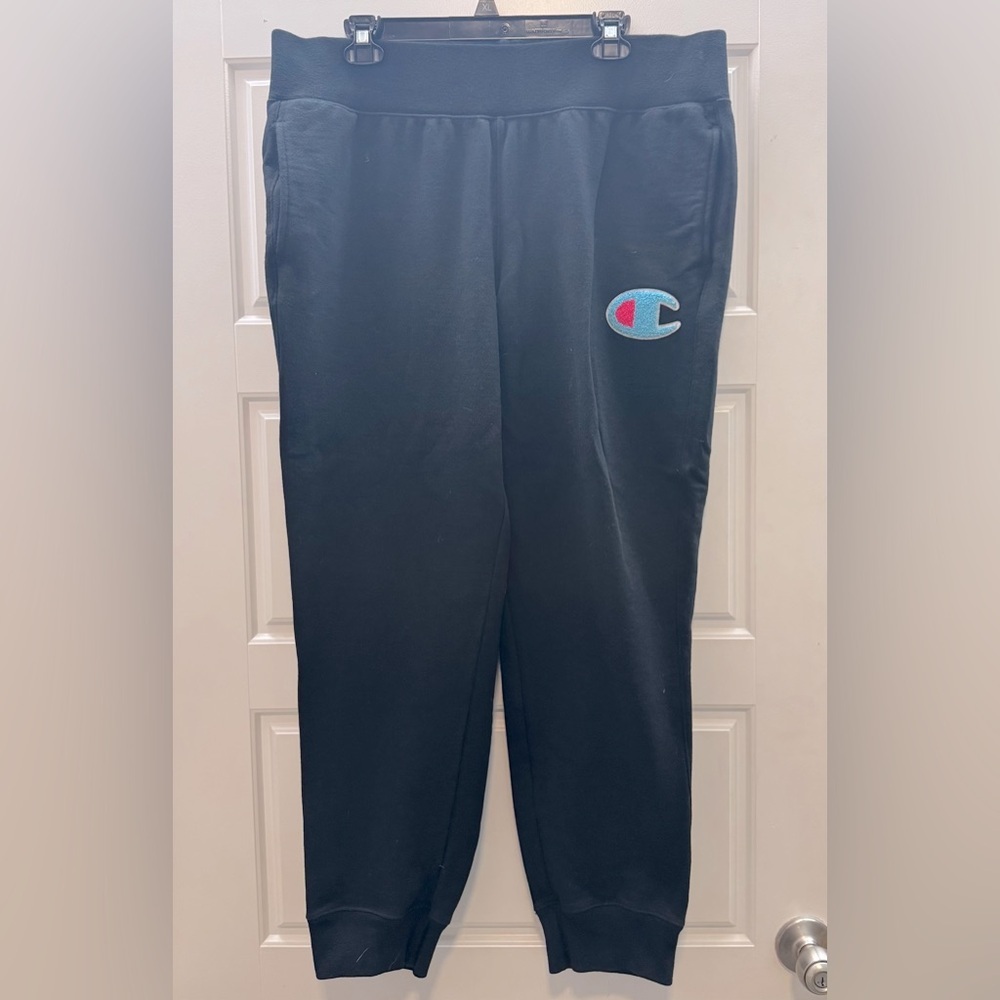 Champion Black Sweats, sz 2x